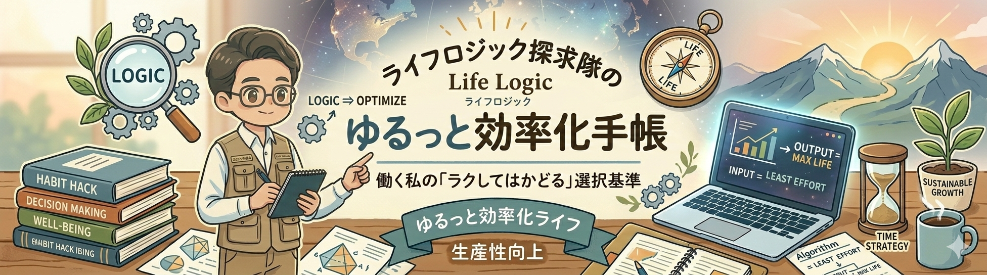 「ライフロジック探求家」のゆるっと効率化手帳